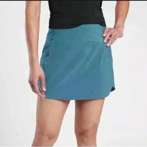 Athleta Run with it skort Teal 1X